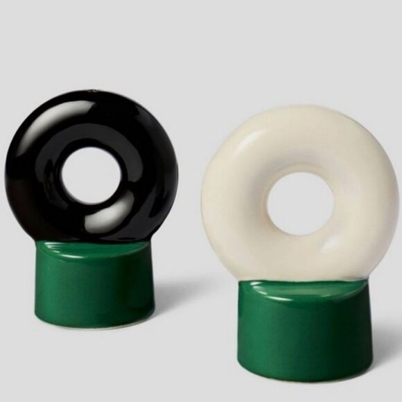Tabitha Brown for Target Salt & Pepper Shakers New Box Cream & Black - Picture 2 of 11